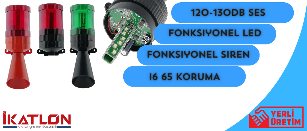 Banner Üst Işıklı Siren